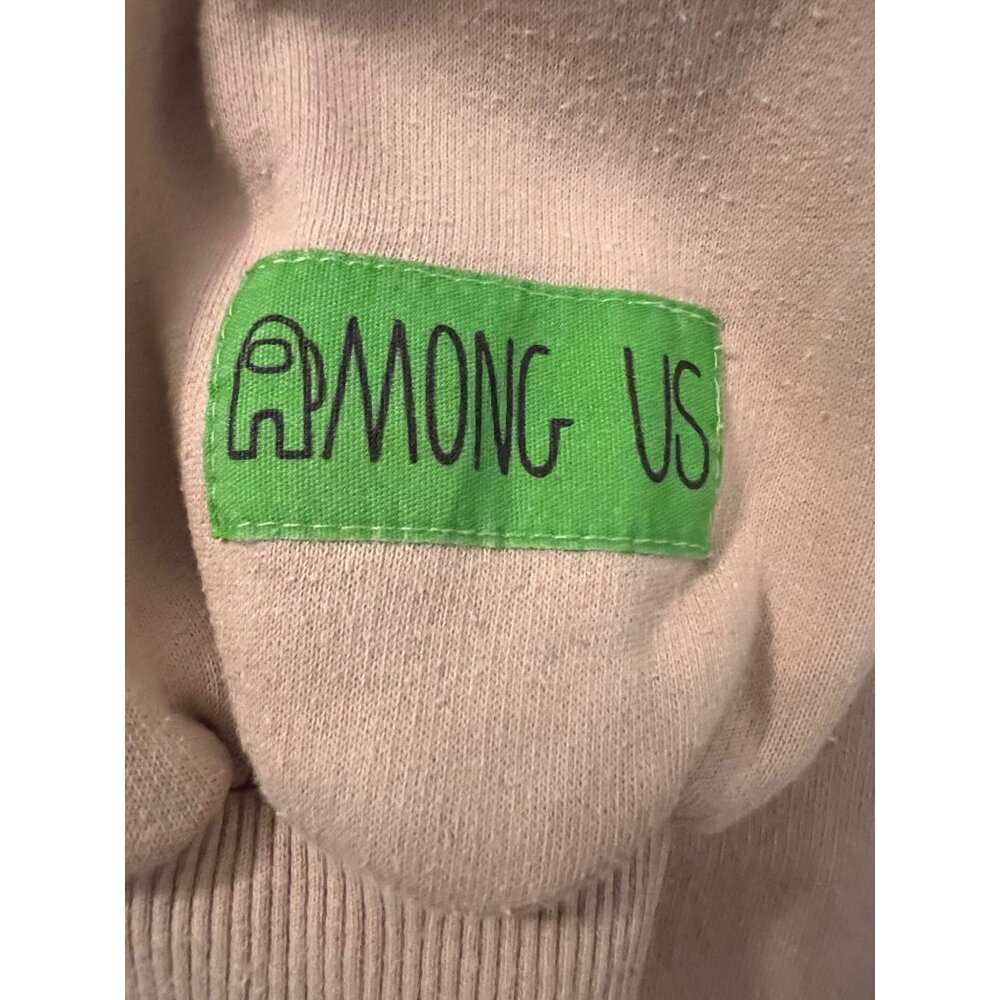 Zara Kids Among Us Boys Hoodie & Sweatpants Set Beige Crew Mate Graphics S 11-12 - Picture 10 of 11